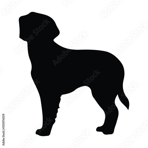 short legged dog silhouette