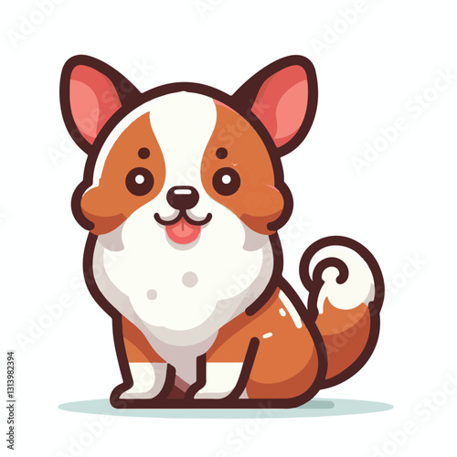 happy, animal, dog, pet, cute, adorable, puppy, domestic, portrait, canine, isolated, breed, purebred, background, sitting, looking, white, playful, doggy, friendly, young, fun, white background, beau