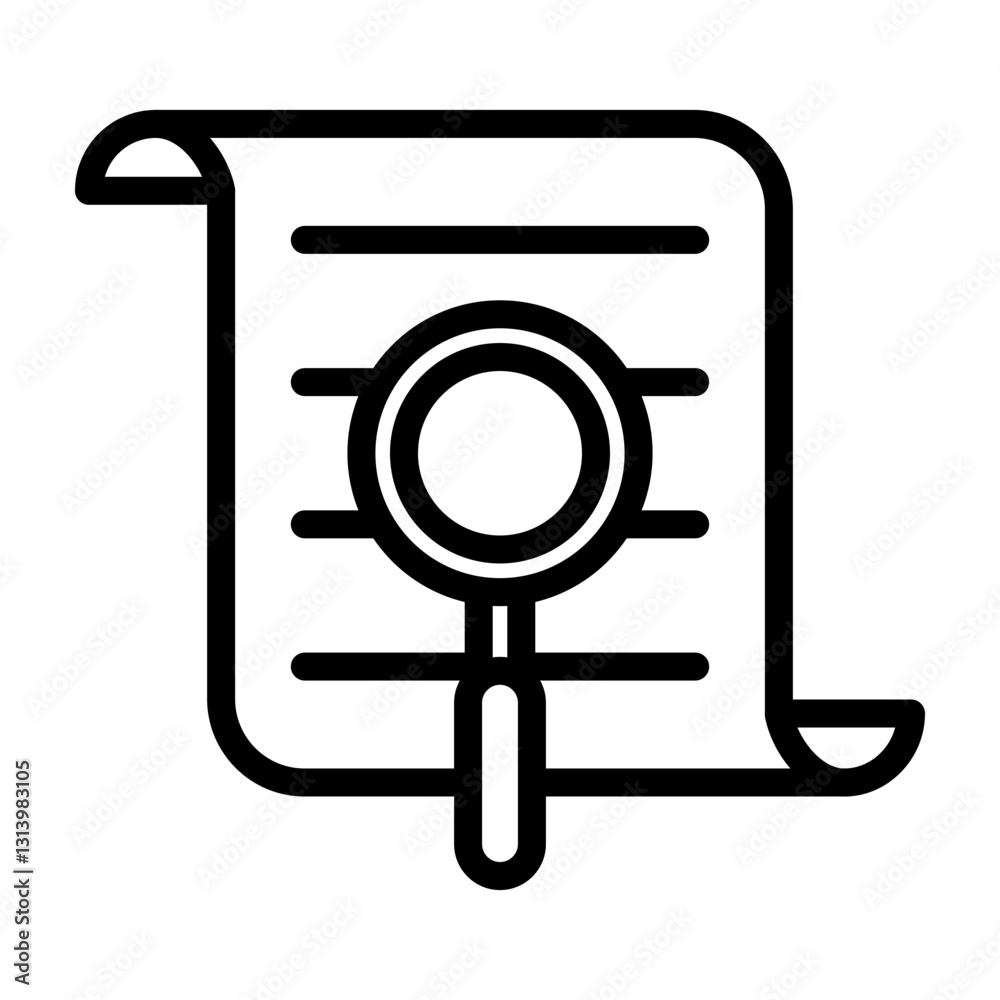 Proofreading Vector Line Icon Design Proofreading Vector Line Icon Design