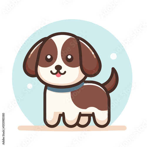 happy, animal, dog, pet, cute, adorable, puppy, domestic, portrait, canine, isolated, breed, purebred, background, sitting, looking, white, playful, doggy, friendly, young, fun, white background, beau