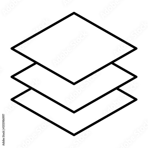 layers line icon