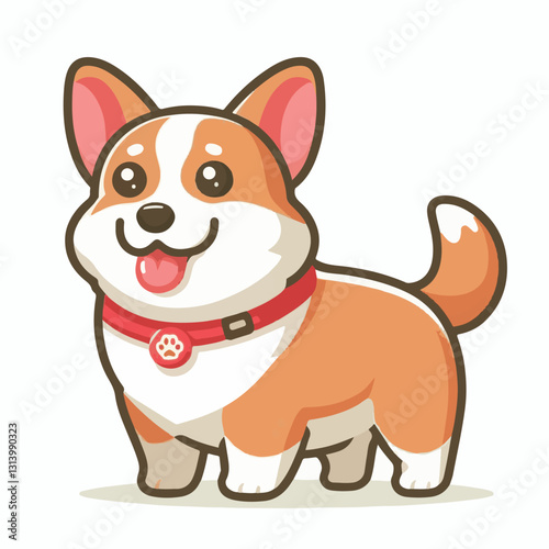 happy, animal, dog, pet, cute, adorable, puppy, domestic, portrait, canine, isolated, breed, purebred, background, sitting, looking, white, playful, doggy, friendly, young, fun, white background, beau