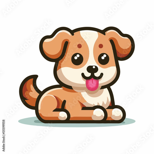 happy, animal, dog, pet, cute, adorable, puppy, domestic, portrait, canine, isolated, breed, purebred, background, sitting, looking, white, playful, doggy, friendly, young, fun, white background, beau