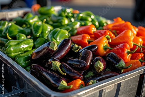 The use of fresh organic vegetables is for food and as a background that reflects nature