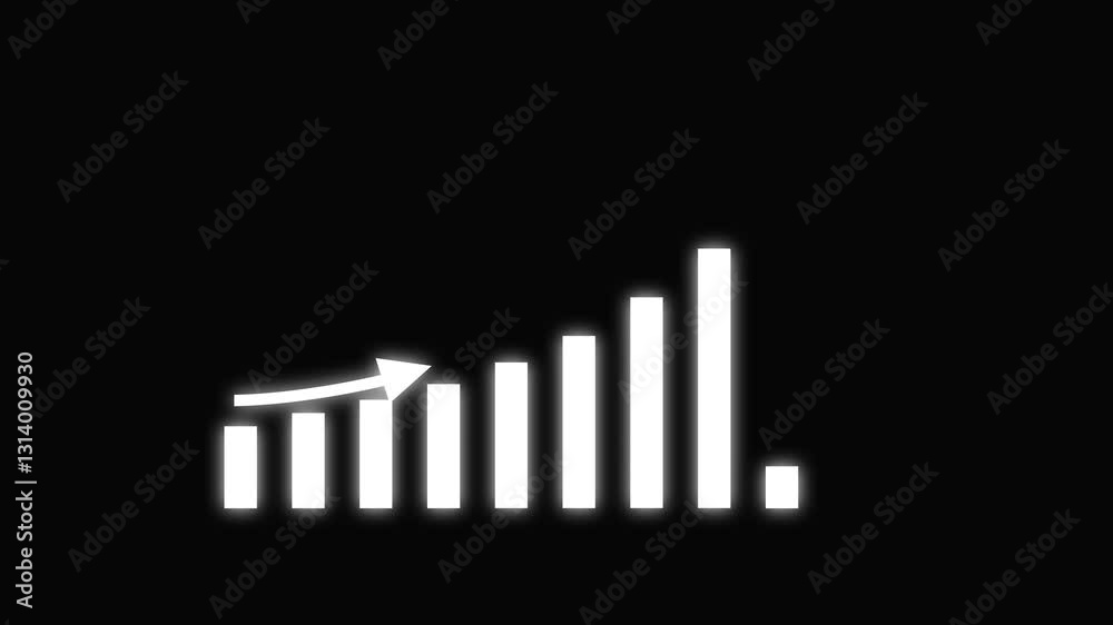 Business growth graph chart. Growing business concept. Business growth graph chart. Growing business concept.