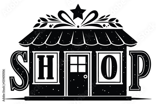 Store locator vector silhouette
