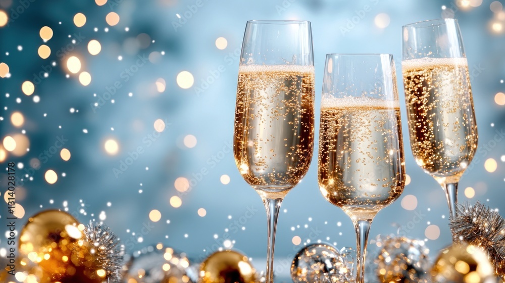 Celebrating the New Year with Sparkling Champagne