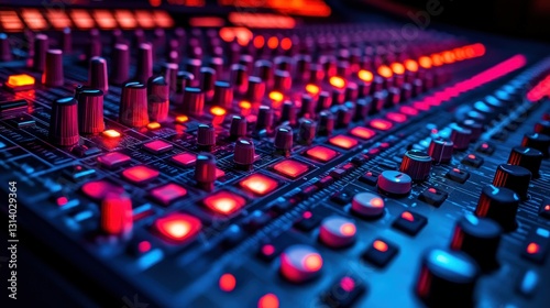 Professional audio mixing console (3) photo