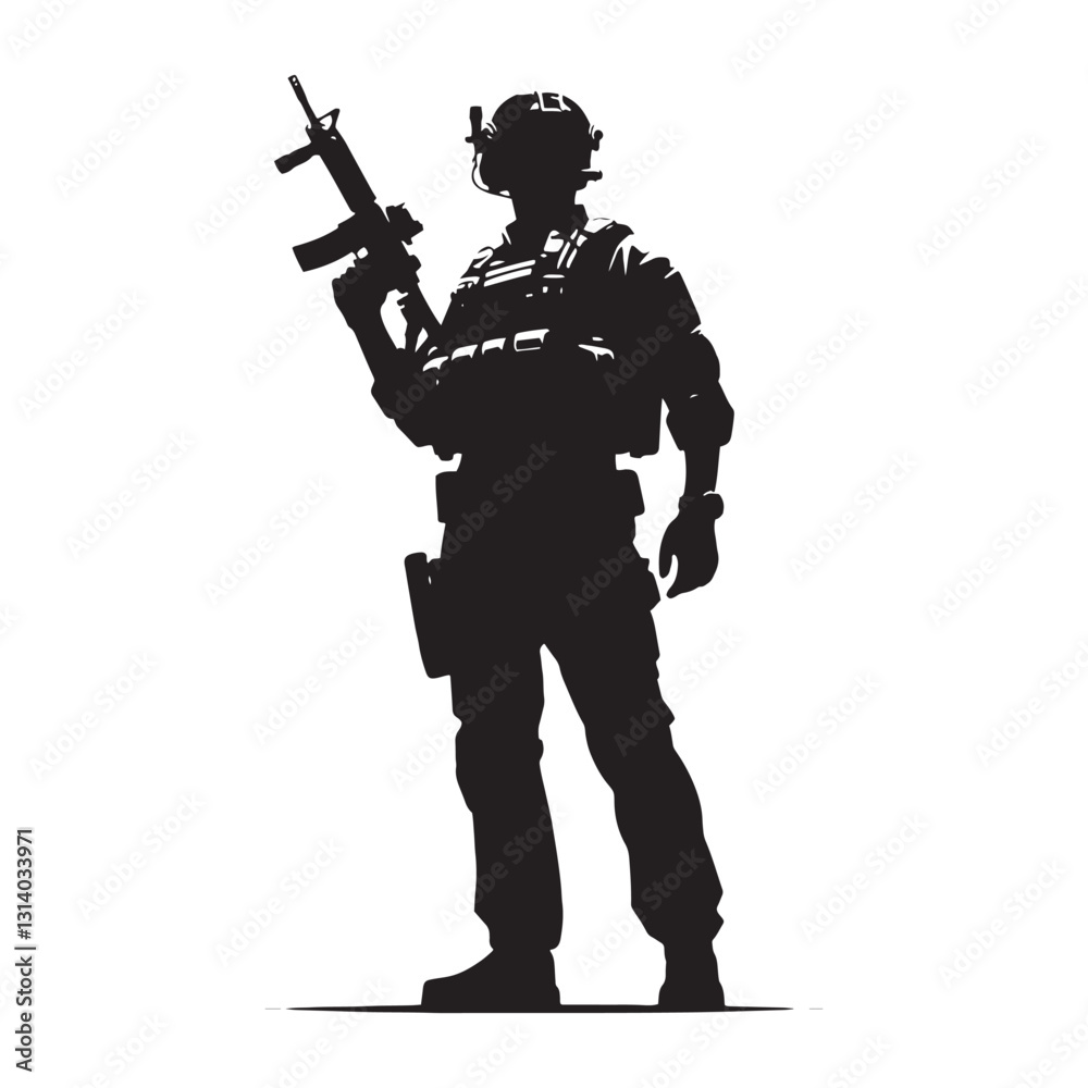Noble Police Officer silhouette, serving with honesty and pride - Police illustration - Minimalist Police vector - Profession silhouette
Noble Police Officer silhouette, serving with honesty and pride - Police illustration - Minimalist Police vector - Profession silhouette