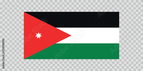 Flag of Jordan. National symbol in official colors. Template icon. Abstract vector background. Free Download Flag of Jordan. National symbol in official colors. Template icon. Abstract vector background. - GFXLoad
