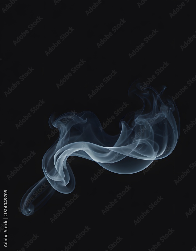 smoke effect isolated on a black background smoke effect isolated on a black background