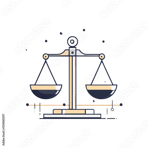 Balance Scale Symbolizing Justice and Fairness