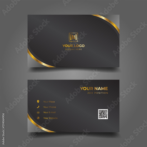 Elegant Gold-Accented Business Card Design (4)