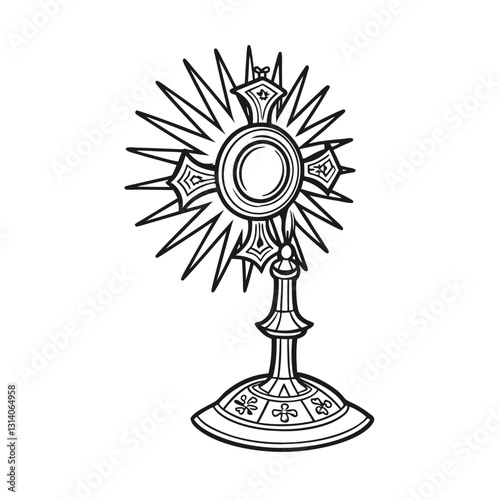 Corpus Christi Concept Vector Illustration