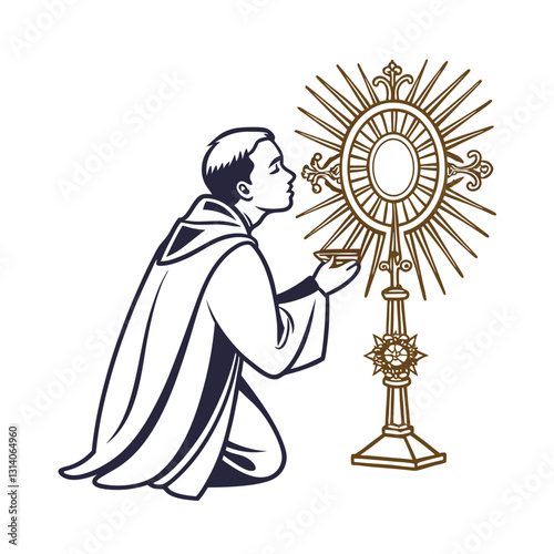 Corpus Christi Concept Vector Illustration
