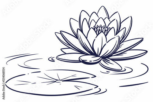 white water lily