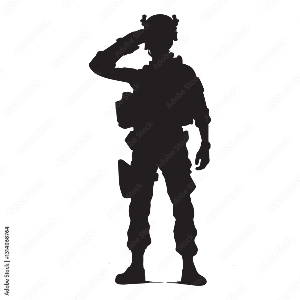 Battle-Hardened Soldier silhouette, a veteran of countless fights - Soldier illustration - Minimalist Soldier vector - Profession silhouette
Battle-Hardened Soldier silhouette, a veteran of countless fights - Soldier illustration - Minimalist Soldier vector - Profession silhouette