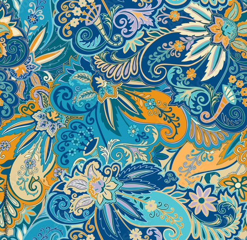 floral madhubani kalamkari chinz kani Abstract shirting Ajrakh Ikat block batik print patola Background digital printing textile pattern floral allover design front back and duppata kurti wallpaper

