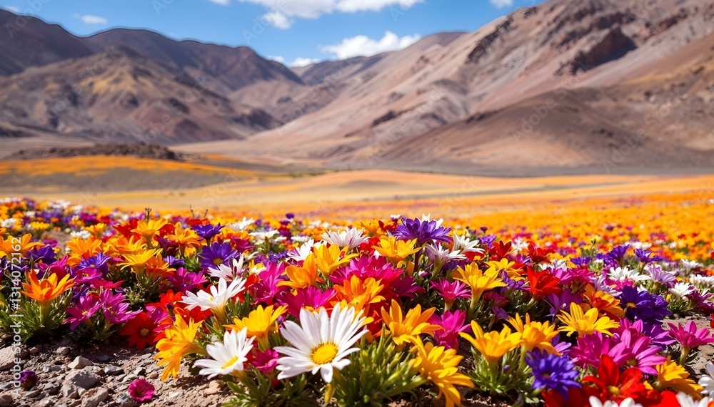 Fototapeta premium spring in the mountains