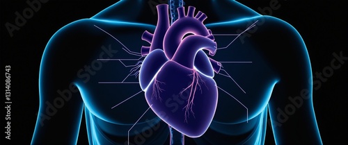 Detailed Diagram of Human Heart Anatomy