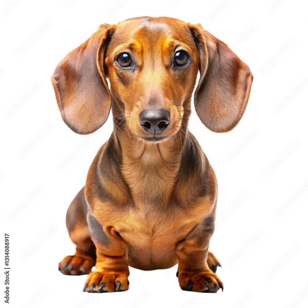 dachshund dog isolated on white background dachshund dog isolated on white background