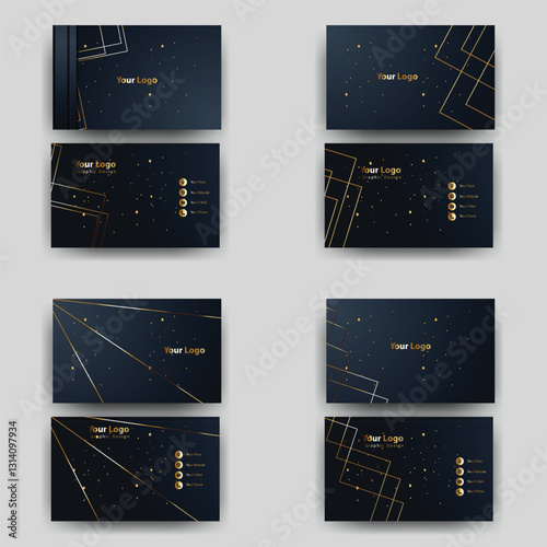 Elegant Gold-Accented Business Card Designs