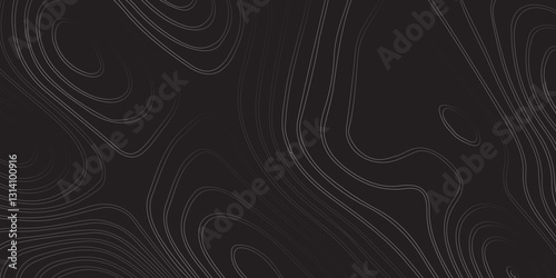  Intricately Designed Topo Contour Line Art with Seamless Integration of Abstract Grid Mapping and Geographic Mountain Representation
