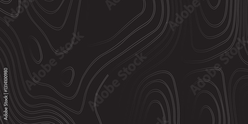  Intricately Designed Topo Contour Line Art with Seamless Integration of Abstract Grid Mapping and Geographic Mountain Representation
