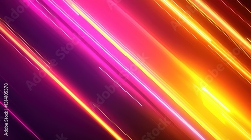 Abstract background featuring multiple colorful streaks of vibrant light