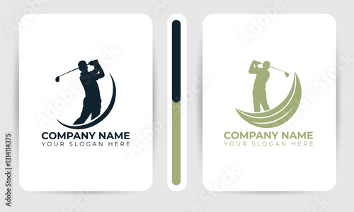 Precision Shot Golf Badge Template for Outdoor Sports Branding