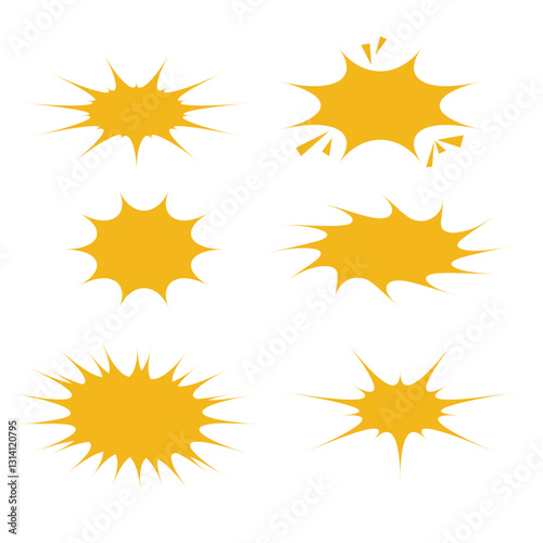 Cartoon Comic Element Simple Vector Hand Draw