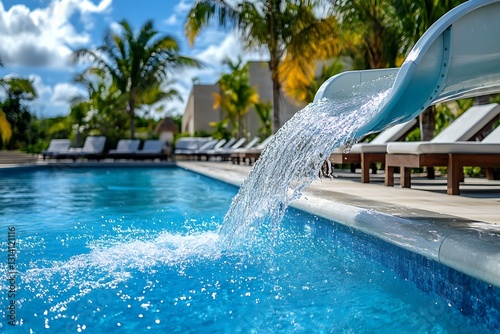 swimming pool in the park