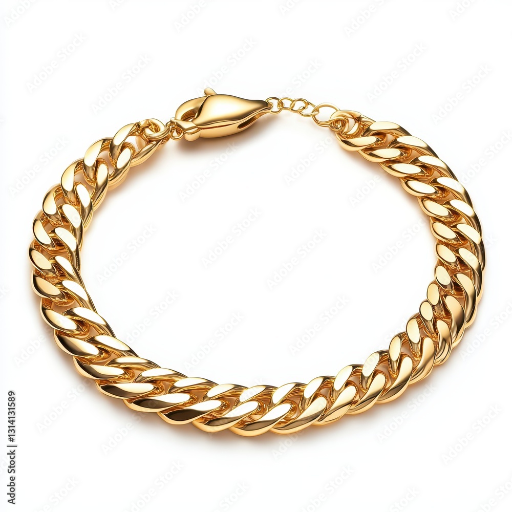 Elegant Golden Chain Bracelet for Stylish Accessory Enthusiasts