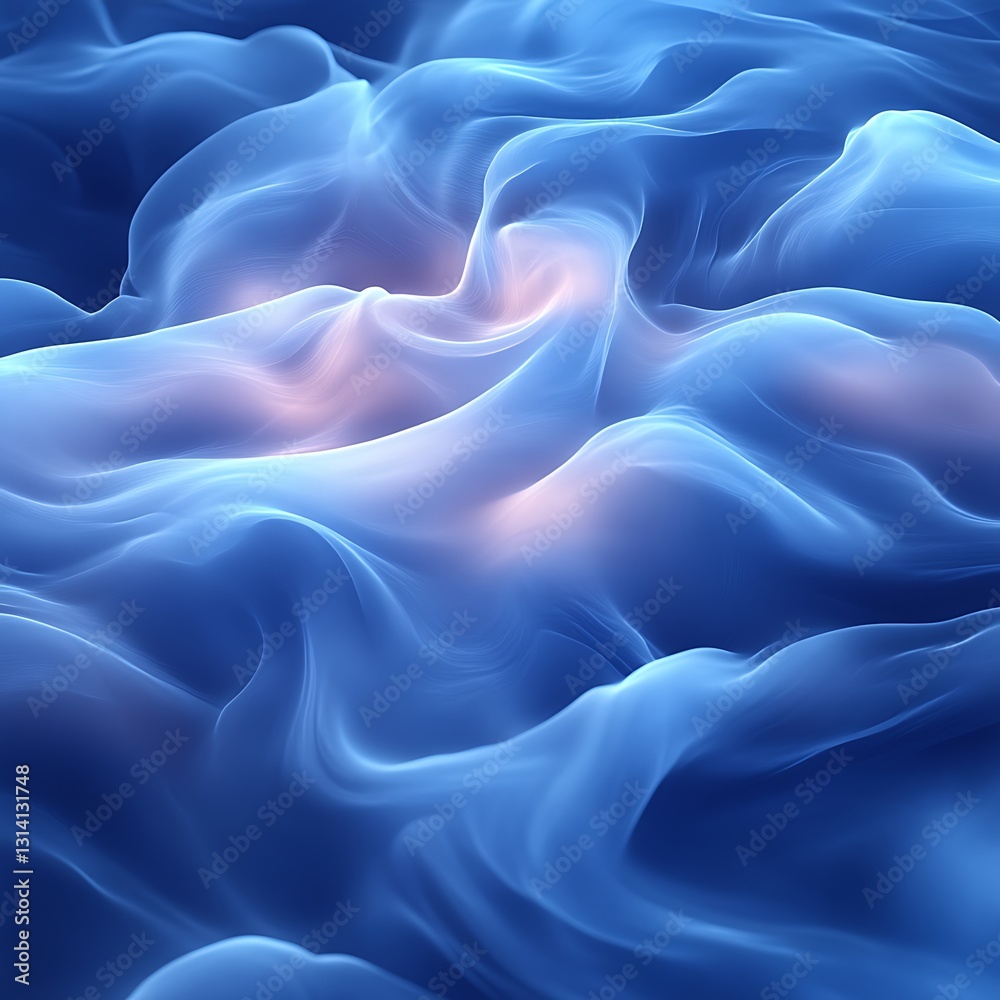 Obraz premium Abstract blue wave texture background.
