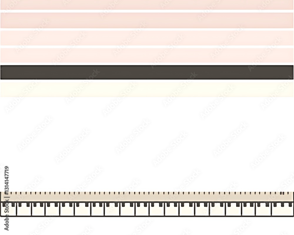 Abstract horizontal stripes and border design.