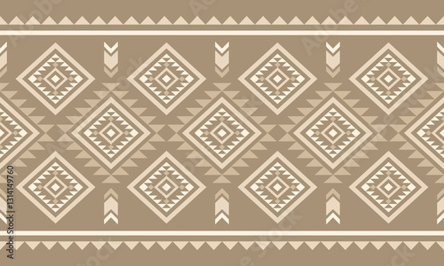 Southwest Aztec geometric Native American Mexican Navajo tribal ethnic boho indian texture ornament seamless pattern fabric colorful design vector for woven textile printing blanket rug carpet fashion