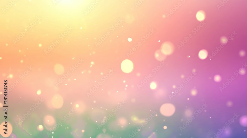 An abstract and colorful blurred background with bokeh effects An abstract and colorful blurred background with bokeh effects