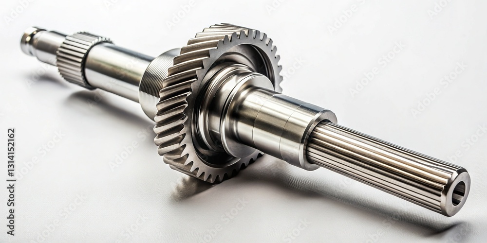 Close-up Aerial Macro Shot of Flexible Shaft on Solid Background - Industrial Engineering Stock Photo Close-up Aerial Macro Shot of Flexible Shaft on Solid Background - Industrial Engineering Stock Photo