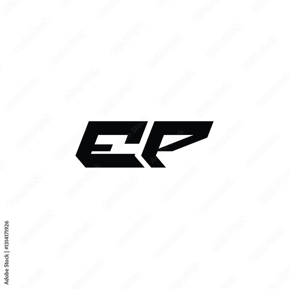 EP monogram logo design letter text name symbol monochrome logotype alphabet character simple logo EP monogram logo design letter text name symbol monochrome logotype alphabet character simple logo