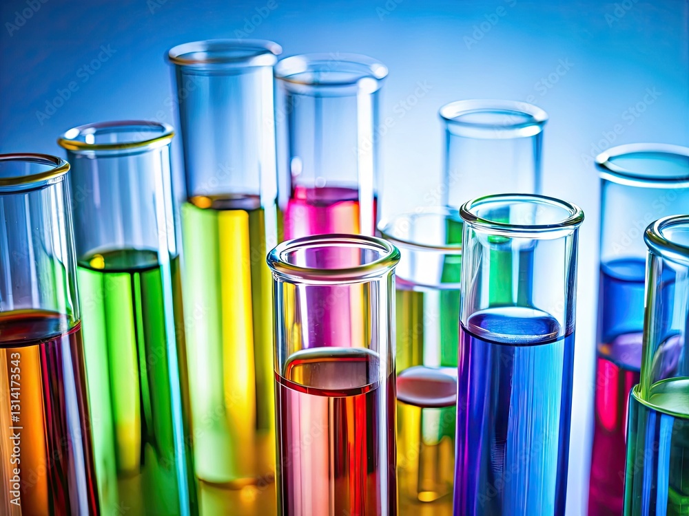 Clean test tubes on white, minimalist backdrop; scientific purity, simple elegance. Clean test tubes on white, minimalist backdrop; scientific purity, simple elegance.