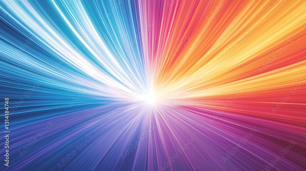Vibrant Energy Flowing Through Color Spectrum Vibrant Energy Flowing Through Color Spectrum