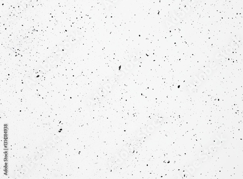 Minimalist Grunge Texture Black Ink Splatter on White Background