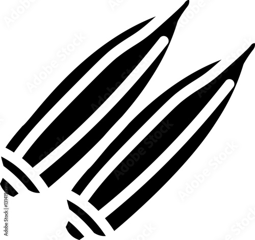 Okra Glyph Icon