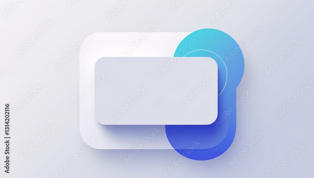 Blue glossy 3D button with a sign, vector icon, and web design element Blue glossy 3D button with a sign, vector icon, and web design element