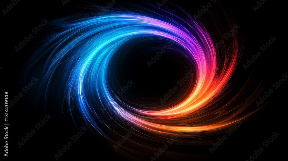 Vibrant Swirling Colors in Motion Vibrant Swirling Colors in Motion