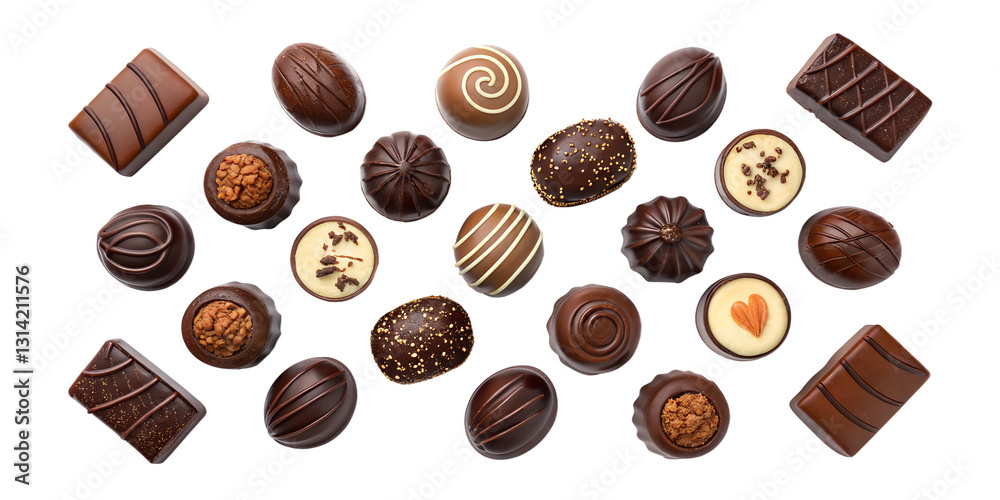 collection set of chocolate truffles, pralines png collection set of chocolate truffles, pralines png