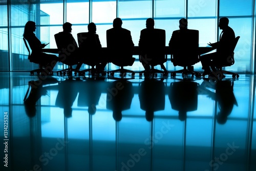 Business people having a meeting in a boardroom