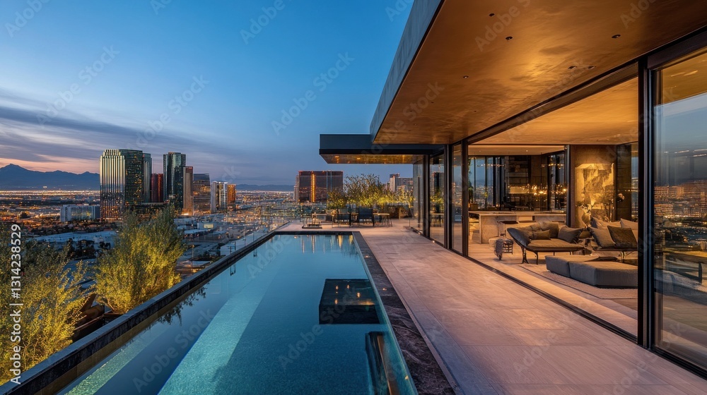 Luxury Penthouse with Infinity Pool and City Views Luxury Penthouse with Infinity Pool and City Views