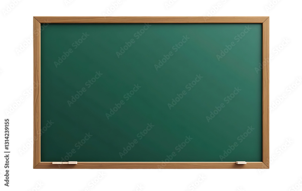close up, Blank horizontal green school chalkboard isolated on transparent background close up, Blank horizontal green school chalkboard isolated on transparent background