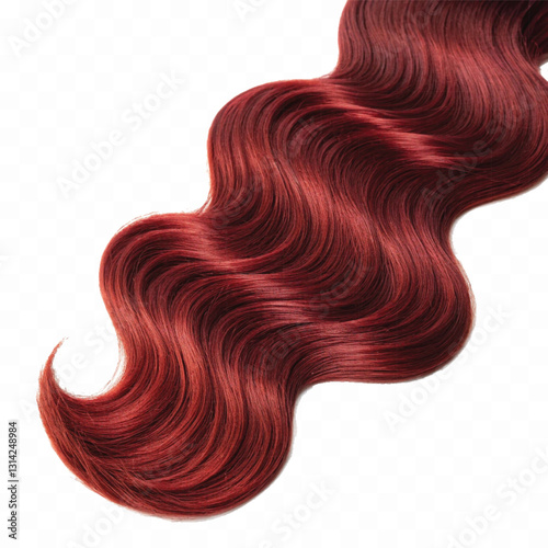 natural beautiful healthy smooth hair colors locks in different colour style isolated on white background